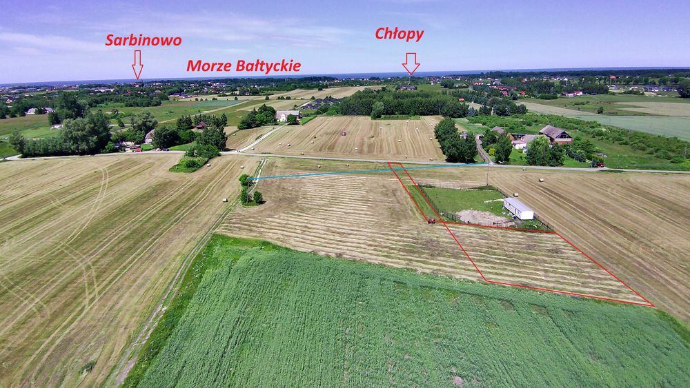Działka budowlana nad morzem>okolice Sarbinowa