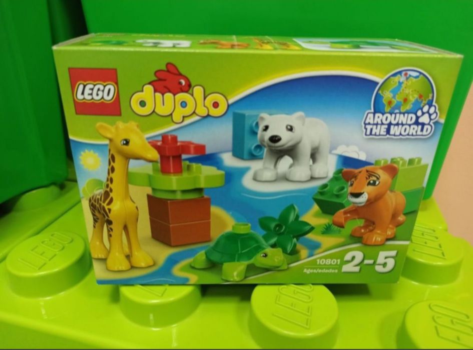 Lego duplo 10801 лего звірята, навколо світу