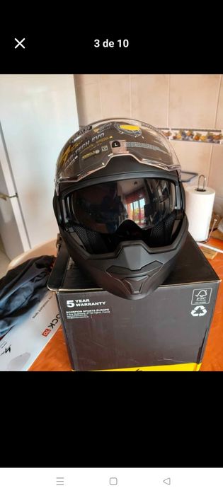 Capacete de Moto -Scorpion Exo
(Novo ) Em caixa.