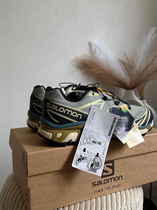 Salomon XT-6 Adv Dover Blue Beige Gore-Tex , кросівки саломон 40 41