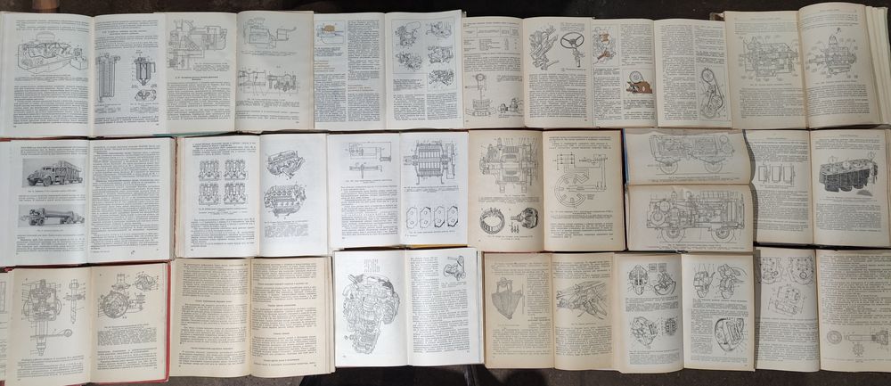 набор книг Топливная, Эл. Аппаратура Автомобилей Компрессорная Станция