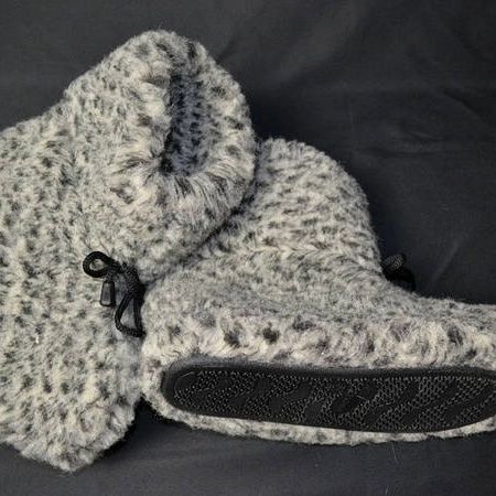 Чуни из овечьей шерсти, шерстяные, из овчины, теплые, домашние тапочки