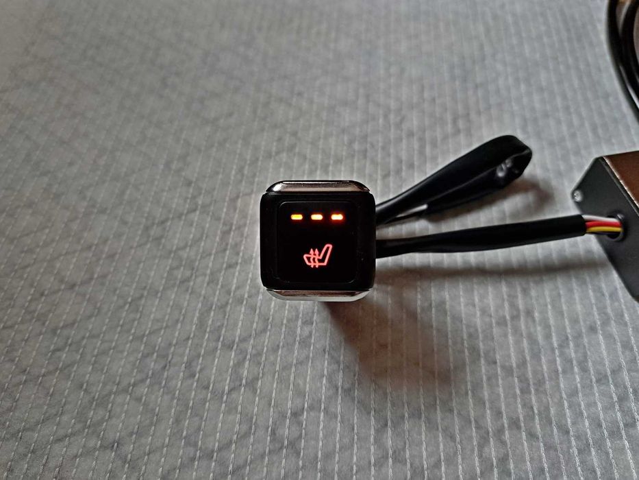 Підігрів сидінь комплект на 2 сидіння Подогрев сидений  углеволокно