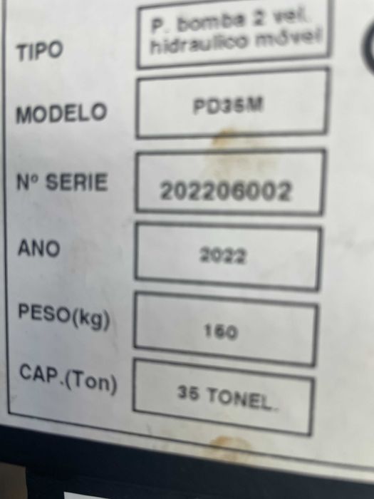 Prensa Hidráulica PD35M Nova