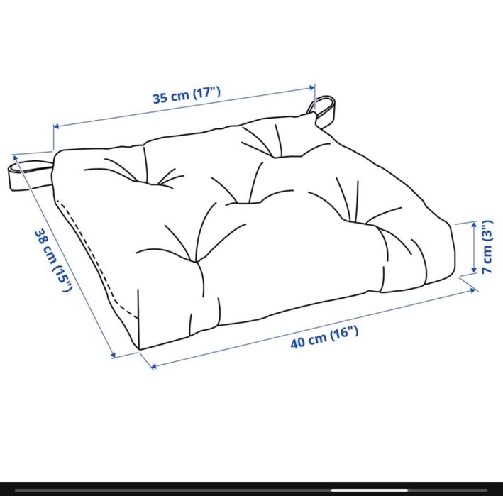 Cadeiras ikea Rosentorp com almofadas (x6)