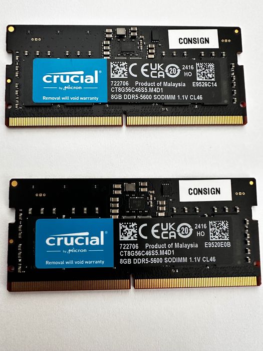 Модуль памʼяті Crucial SODIMM DDR5-5600 (оперативна памʼять)