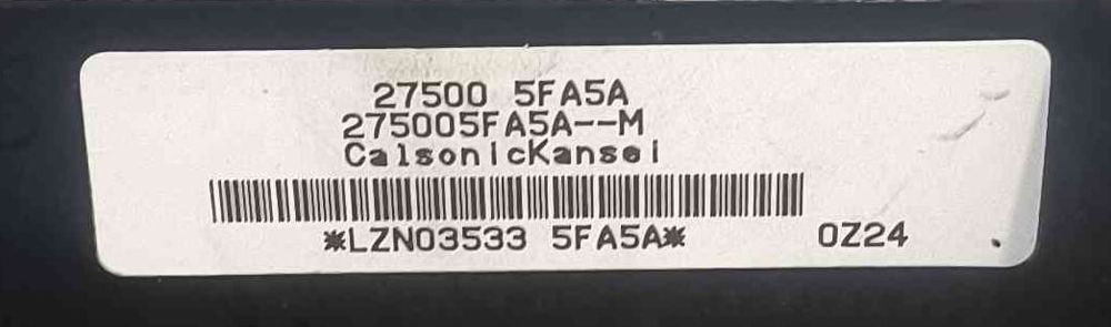 Comando Chauffage / Sofagem 275005FA5A - NISSAN JUKE