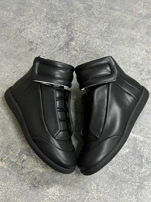 Кеди MAISON MARGIELA FUTURE BLACK HIGH чорні кросівки кеды черны — zdjęcie 4