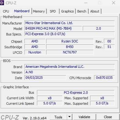 Płyta Msi B450M Pro M.2 Max AM4 Ryzen gen5 4 3