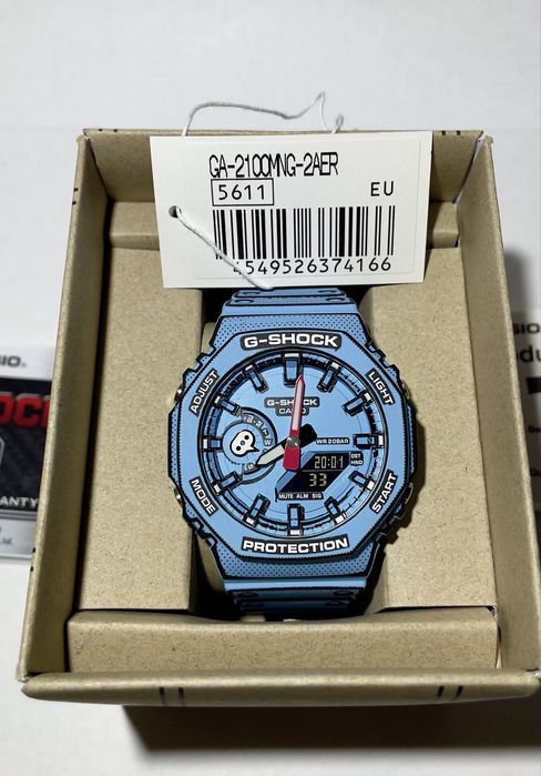 Casio G SHOCK GA 2100Mng 2aeR. Nowy. Jak namalowany