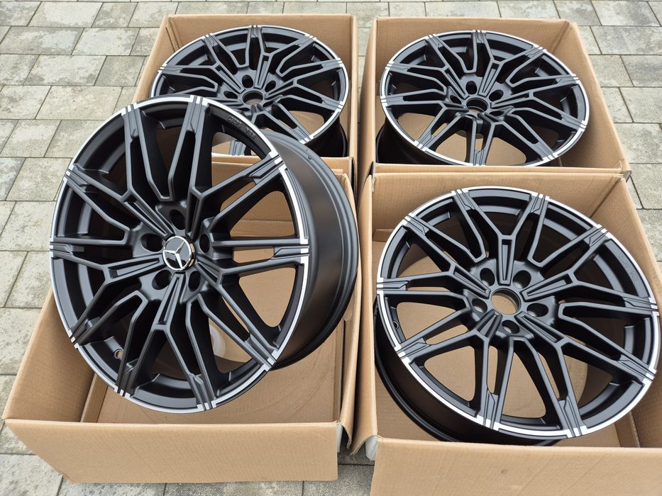 Felgi 19" 5x112 VW BMW Skoda Mercedes Audi Cupra MG Nowe Czarne | #B3