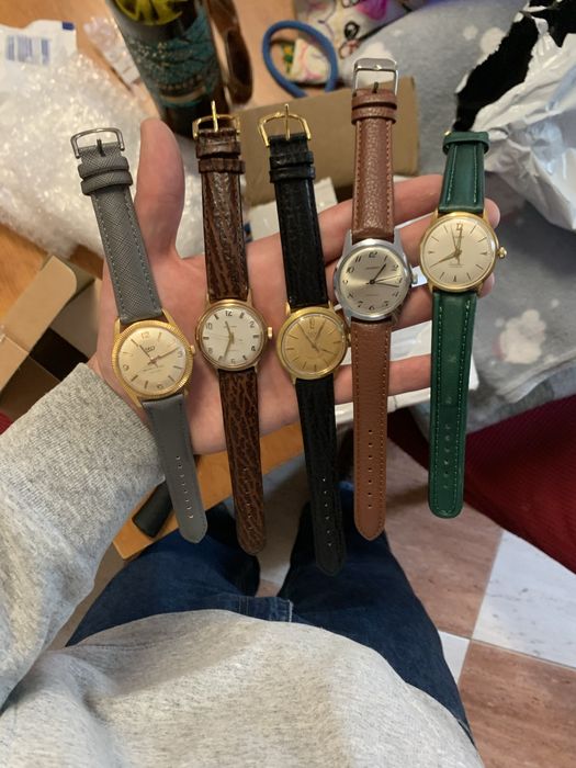 Relógios mecânicos vintage em muito bom estado