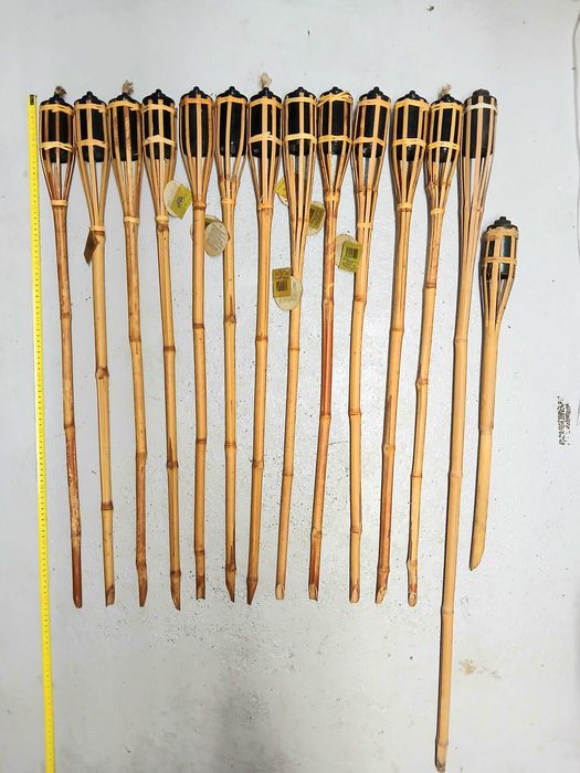 14 Tochas em bambu