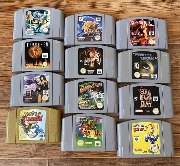 Nintendo N64: Castlevania, Super Mario 64, Bad Fur Day, Perfect Dark
