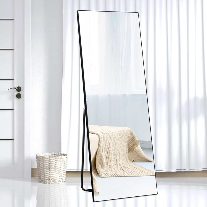 Nowe stojące lustro / lusterko / 40x150CM / HORLIMER / czarne !R196!