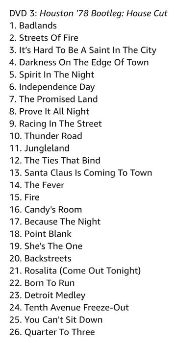 Springsteen BOX 3 Cd +3Dvd