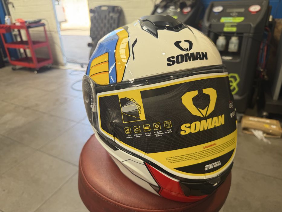 Capacete modular Soman 4xl novo
