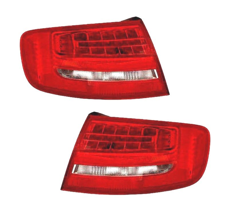 FAROLINS AUDI A4 AVANT 08-11 BRANCO LED VERMELHO