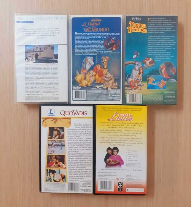 Cassetes VHS Originais (Vários Filmes)