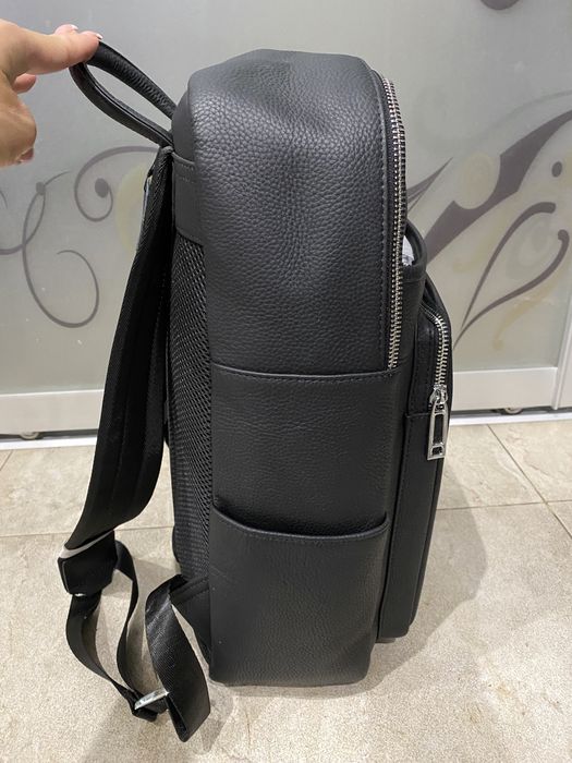 Рюкзак чоловічий шкіряний Мужской рюкзак кожаный чёрный