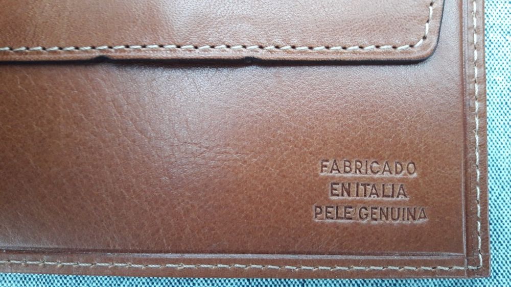Carteira de Homem em pele italiana