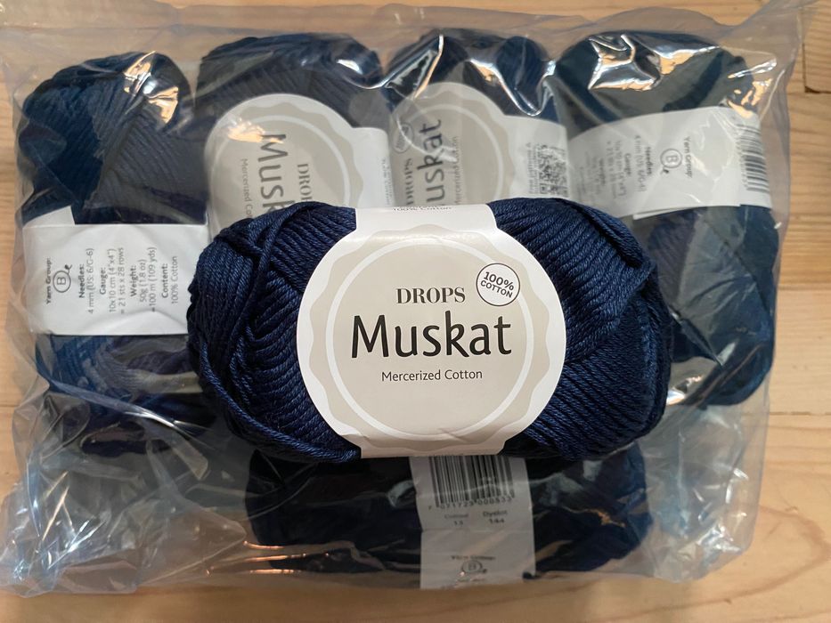 Włóczka Drops Muskat różne kolory.