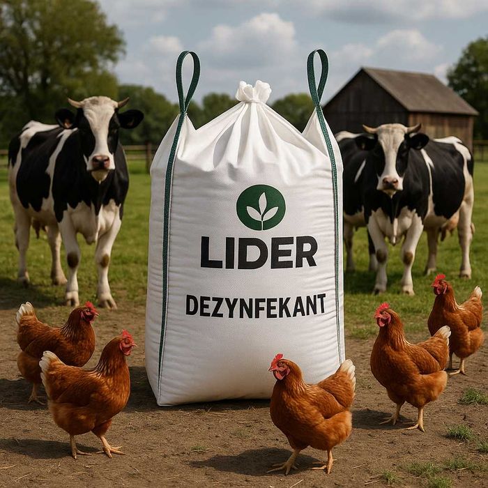 Dezynfekant Lider preparat do suchej dezynfekcji kurnika i obory 500kg