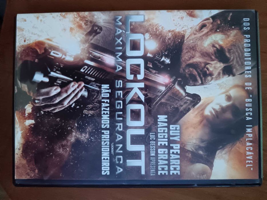 filme dvd original - lockout - máxima seguranca