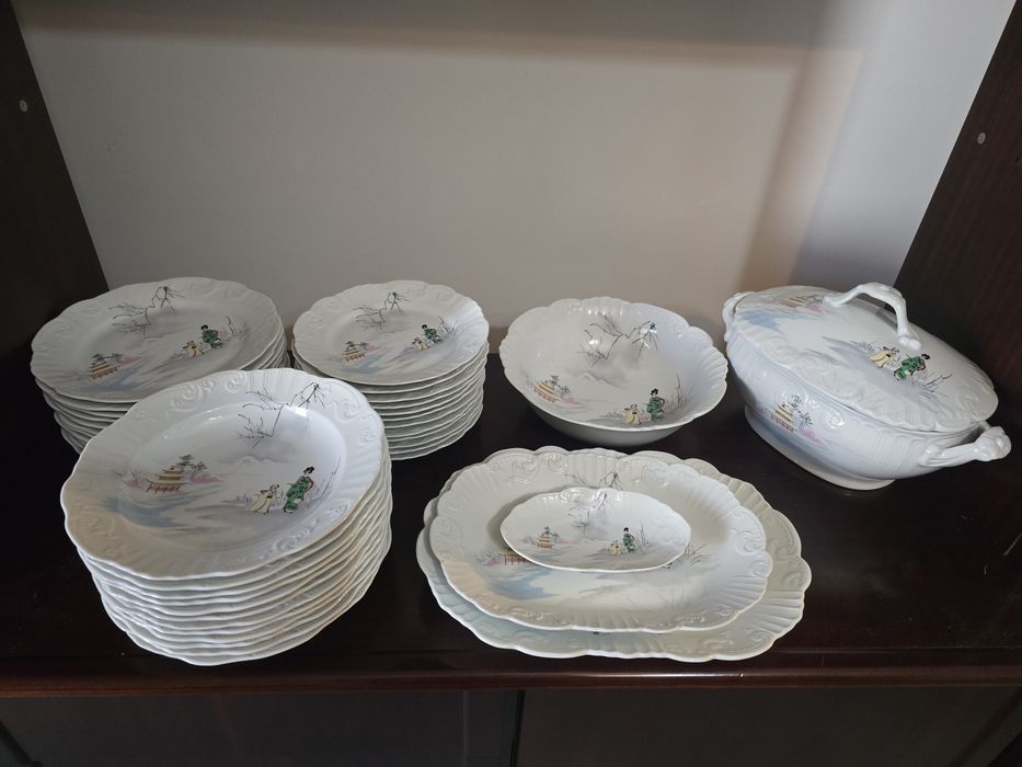 Serviço de jantar da Vista Alegre