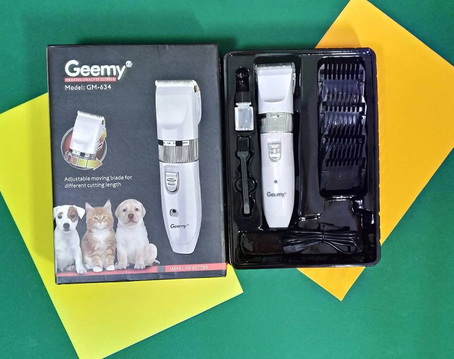 Gemei GM 634 Нова машинка для стрижки собак і котів для грумінгу