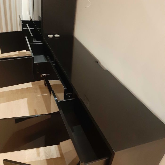 Mobília Sala TV/Armários parede completa IKEA BESTÅ (6 módulos)