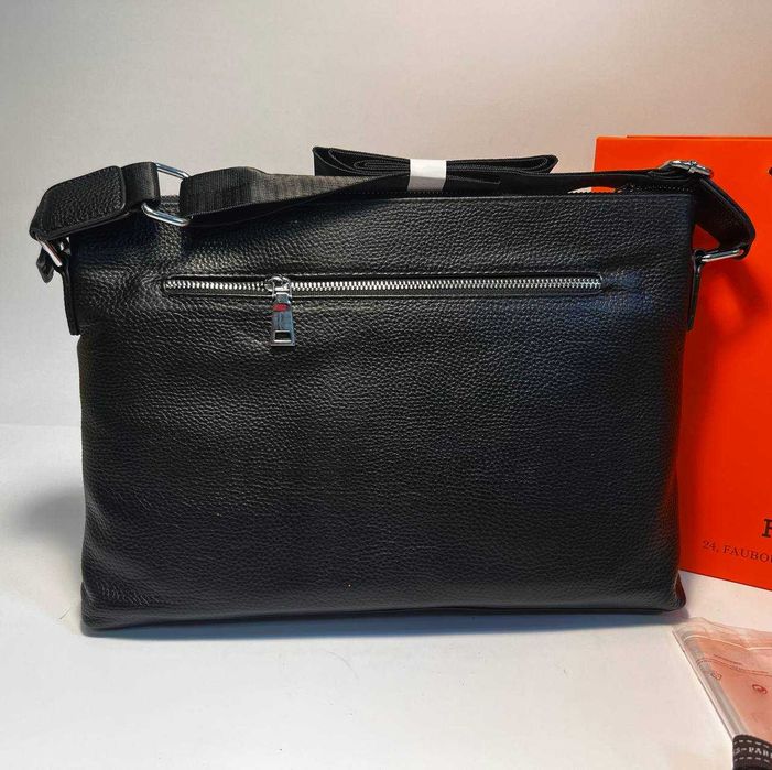 Męska aktówka torba torebka Listonoszka, skóra 66293