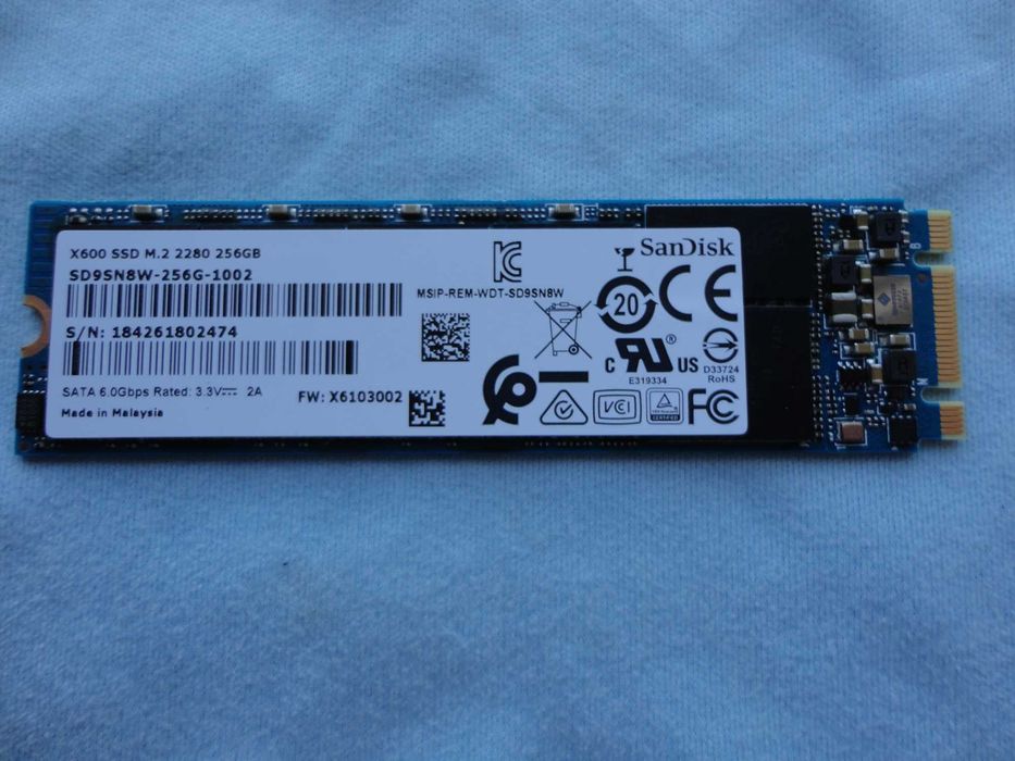 Disco SanDisk SSD M.2 SATA 256 GB