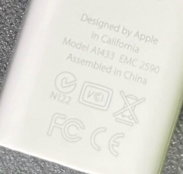 Перехідник   APPLE THUNDERBOLT- RJ45 Model A1433 EMC 2590