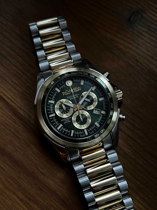 Zegarek Roamer Rockshell Mark III chronograf na bransolecie