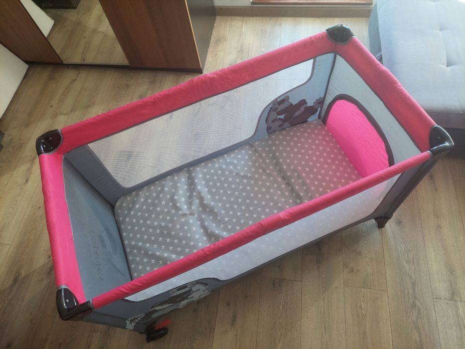 Łóżeczko turystyczne BABY COO dwupoziomowe 120x60 + materac