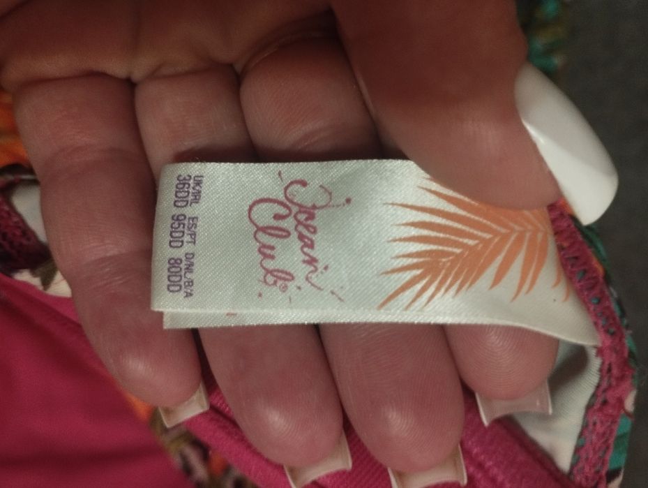 Суперовый раздельный купальник монокини  в орнамент Ocean Clu