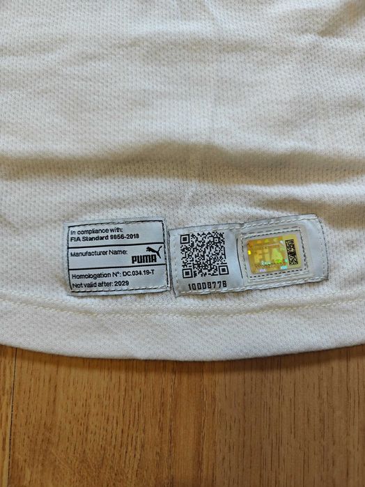 Camisola ignífuga PUMA FIA 8856‑2018 XS/S – W Series #99  Naomi Schiff