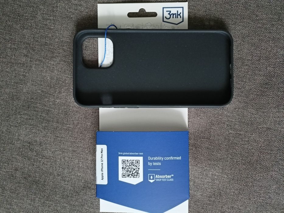 Etui case plecki czarne do Iphone 12 Pro Max