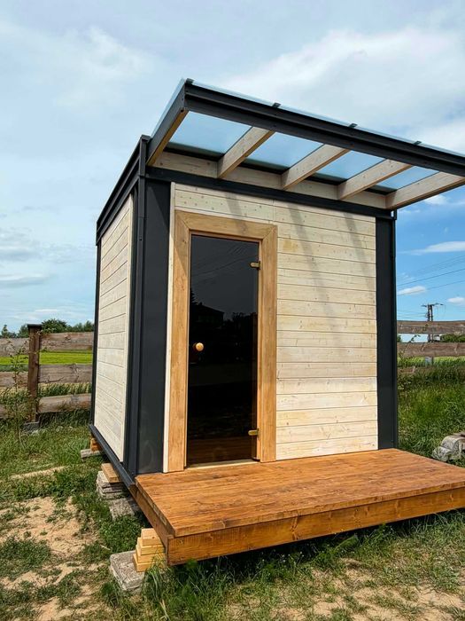 Sauna ogrodowa całoroczna rzemieślnicza