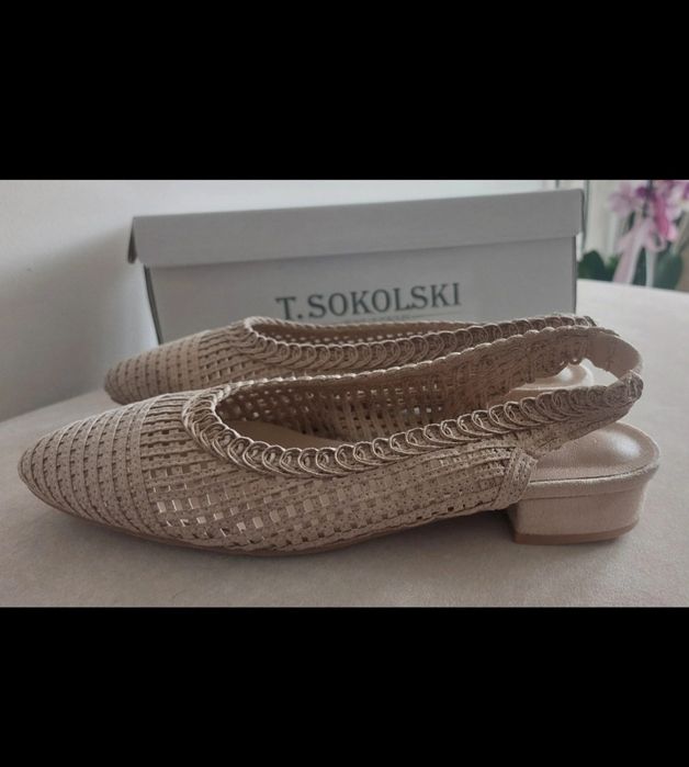 Buty damskie  beżowe