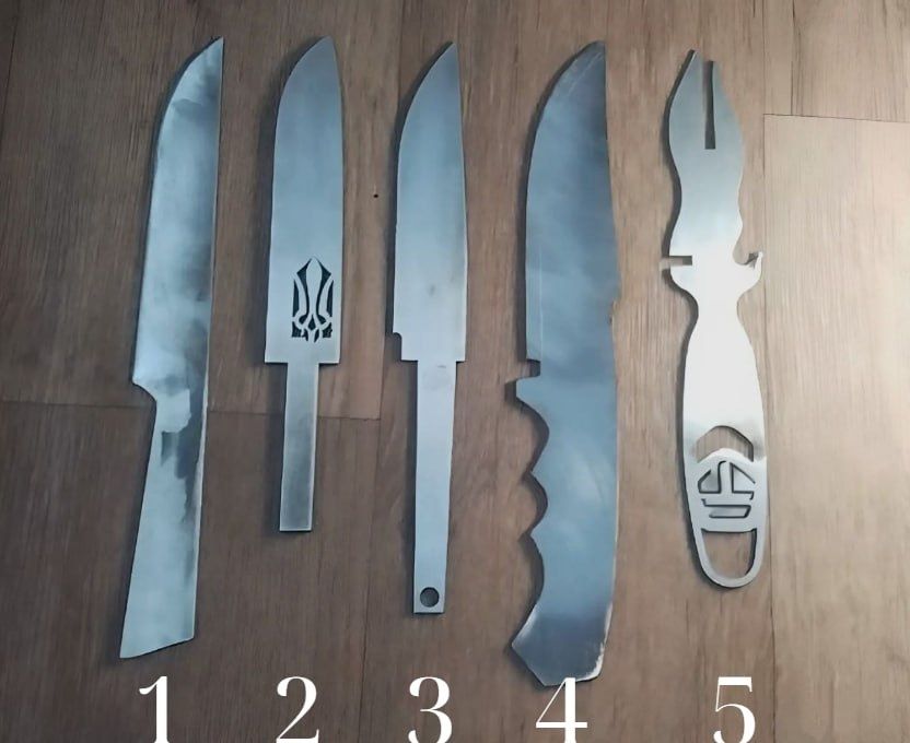Продам заготовки ножів та пристрій для зняття шашлика