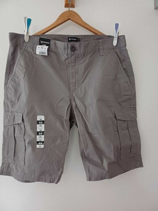 Bojówki/bermudy/cargo przed kolano, rozm. 44
