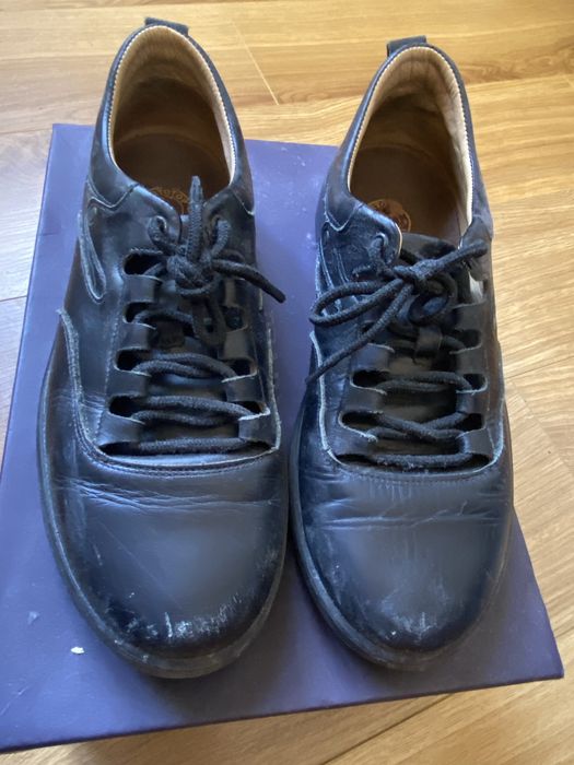 Шкіряні ортопедичні підліткові туфлі чорні 40 розмір 26,5 см