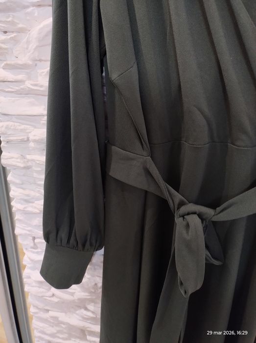 Sukienka H&M khaki komunia okazja r.44/46/48