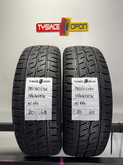 Opony Zimowe 195/60/16C Hankook WinterIceptLV #Z114