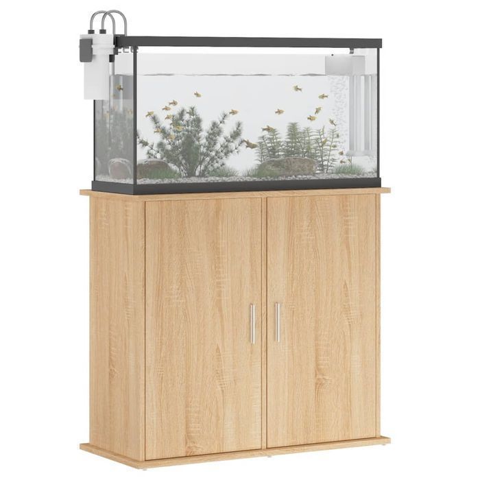 vidaXL Szafka pod akwarium, dąb sonoma, 81x36x73 cm