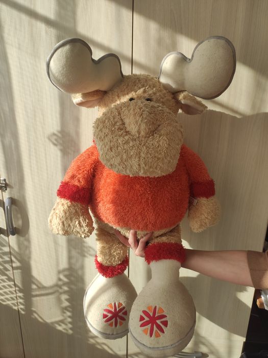 Maskotka z kolekcji Detlef & Rosa łoś NICI Rosa 80cm