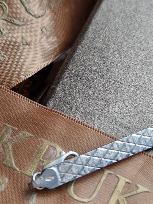 Bransoletka Vintage zmijka taśma W. KRUK srebro 925