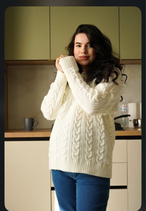 Зимовий светр на вагітну розмір S-M-L